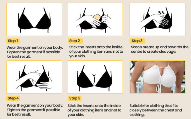 Lyfta™ Beige Push-Up Inserts